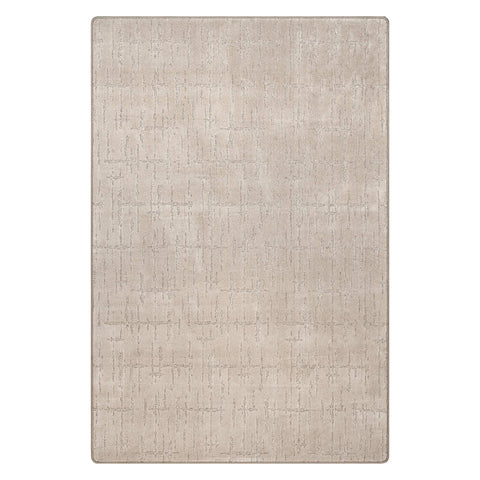 Ibis Crosshatch Custom Rug | Light Brown