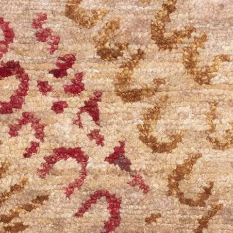 Horseshoe Hand Knotted Jute Rug Swatch | Spice
