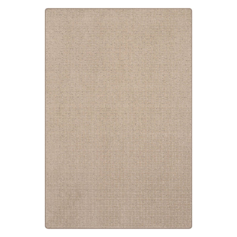 Chickadee Checked Custom Rug | Brown