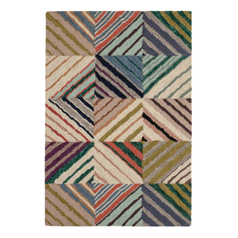 Potter Hand Micro Hooked Wool Rug | Multi