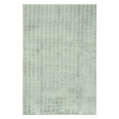 Ivana Checkered Plush Cloud Washable Rug | Green