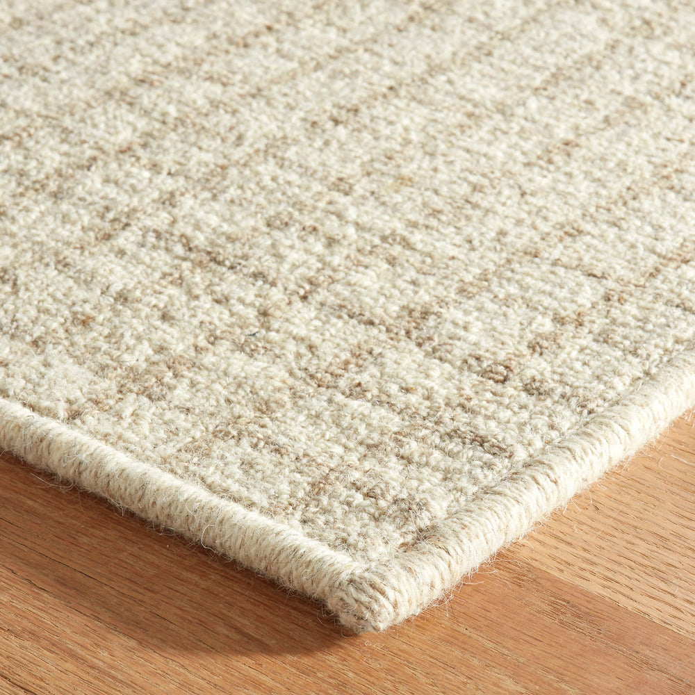 Conall Hand Micro Hooked Wool Custom Rug | Natural