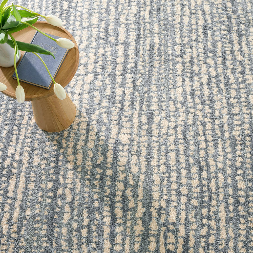 Shepherd Hand Knotted Wool Rug | Pewter Blue