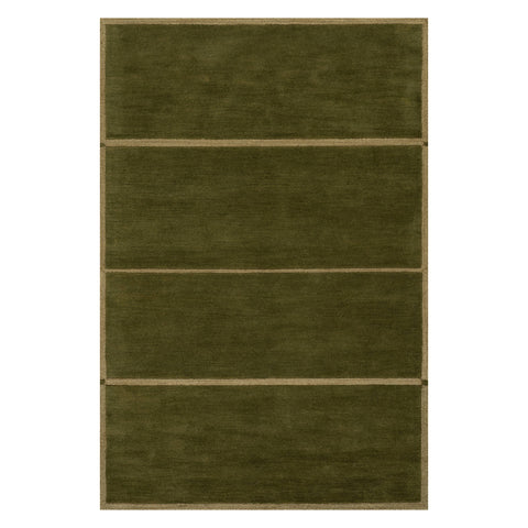 Mira Mid-Century Geometric Rug | Green