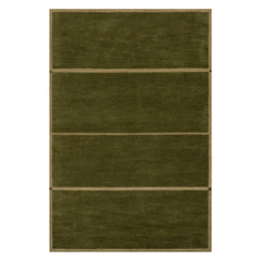 Mira Mid-Century Geometric Rug | Green