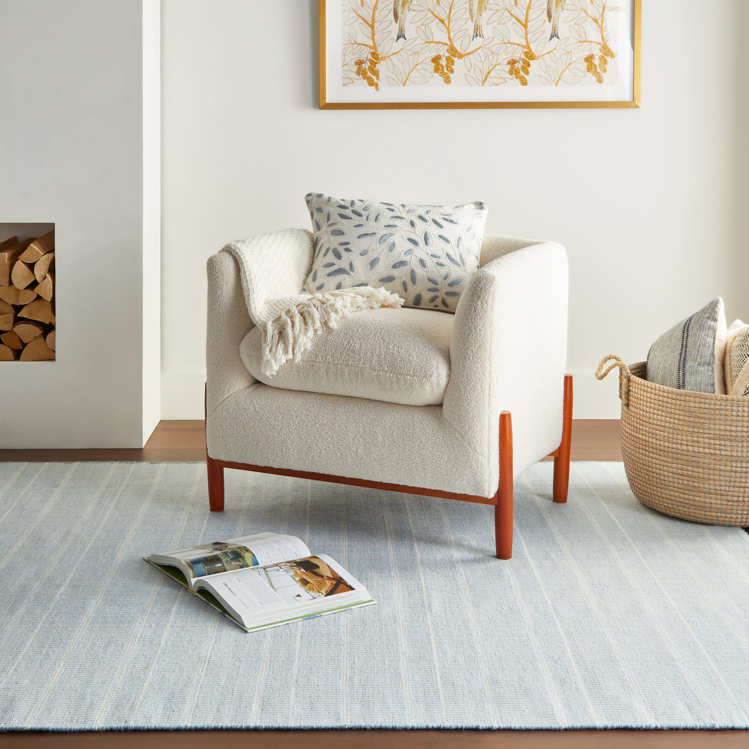 Samson Rug Samson Handwoven Indoor/Outdoor Rug | Swedish Blue – Annie Selke