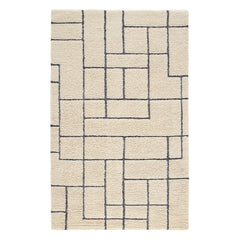 Cowan Hand Tufted Wool Rug | Ivory/Grey