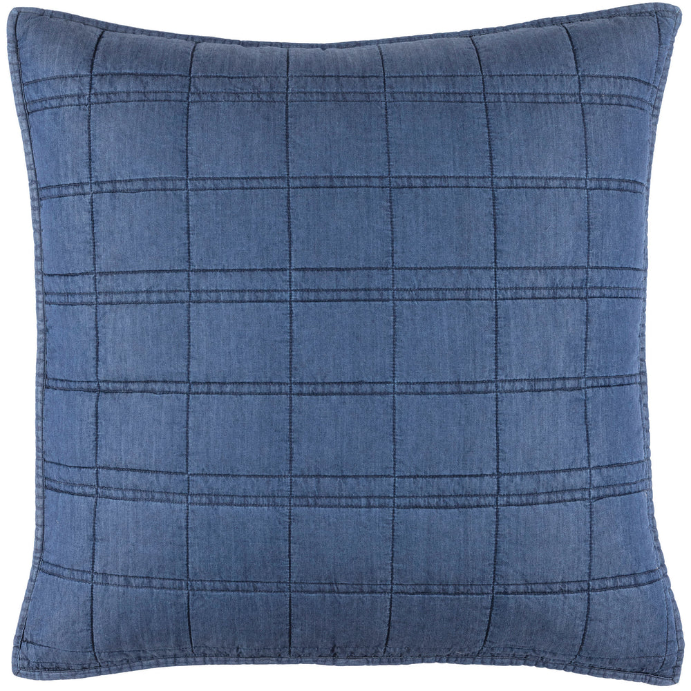 Atlas Quilted Sham | Denim