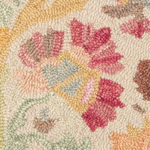 Ines Hand Micro Hooked Wool Rug Swatch | Multi