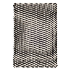 Two-Tone Rope Handwoven Indoor/Outdoor Rug | Black/Ivory