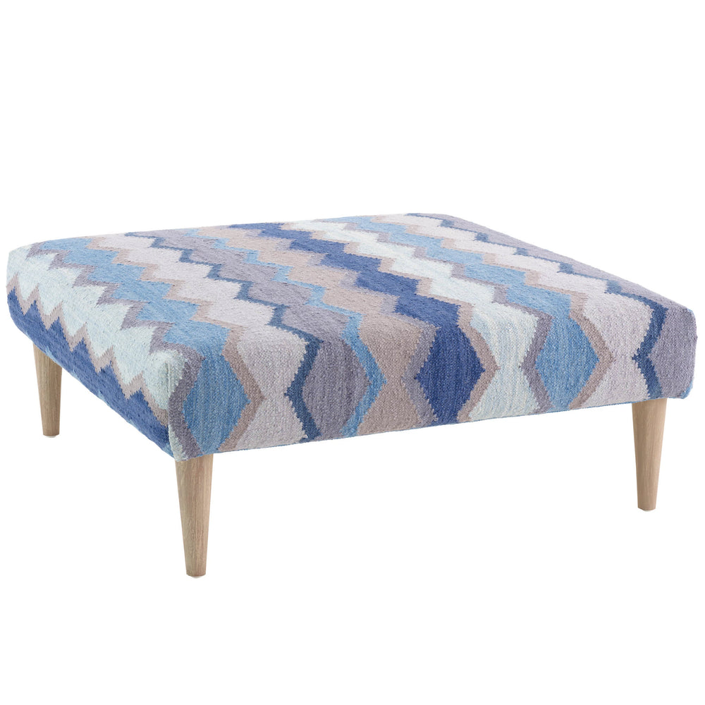 Safety Net Rug Ottoman | Blue