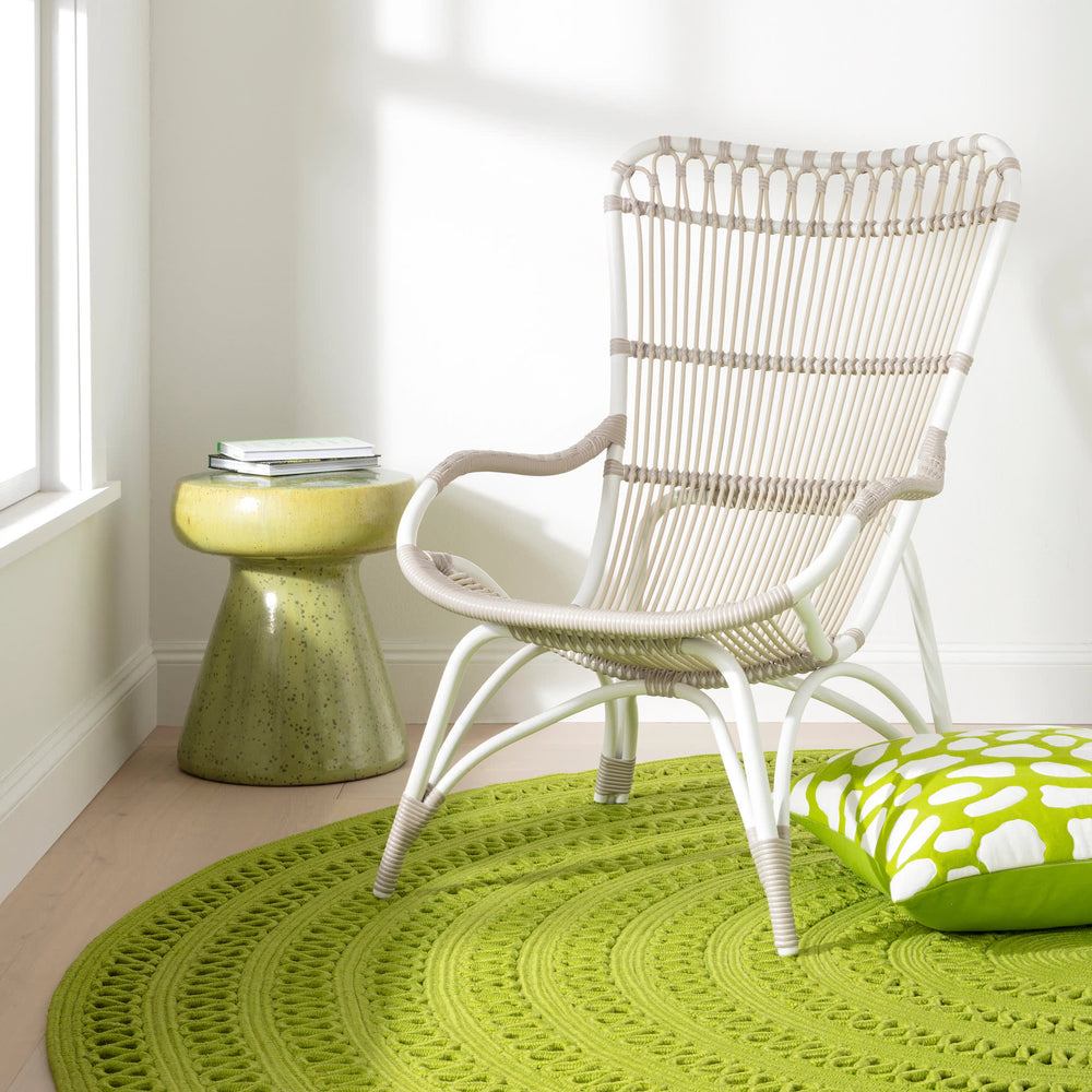 Bowline Handwoven Indoor/Outdoor Round Rug | Sprout