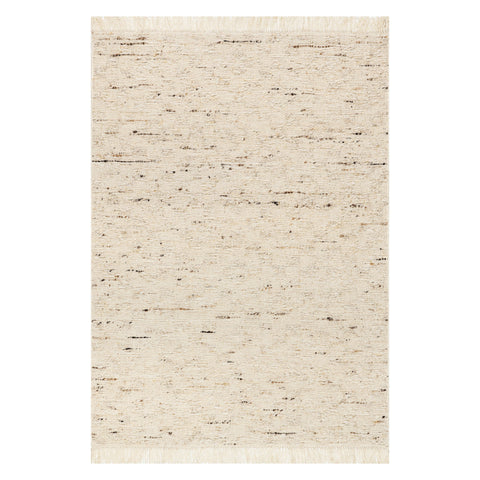 Axis Tasseled Wool Rug | Ivory