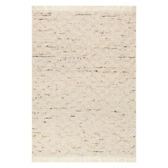 Axis Tasseled Wool Rug | Ivory