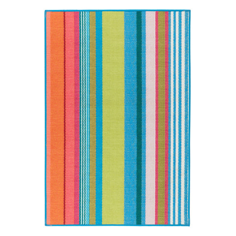 Mellie Stripe Machine Washable Rug | Multi