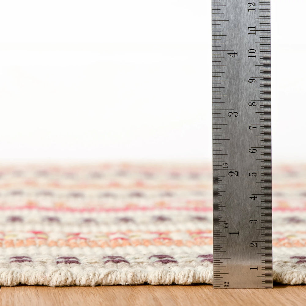 Long Slade Handwoven Cotton Rug | Spice
