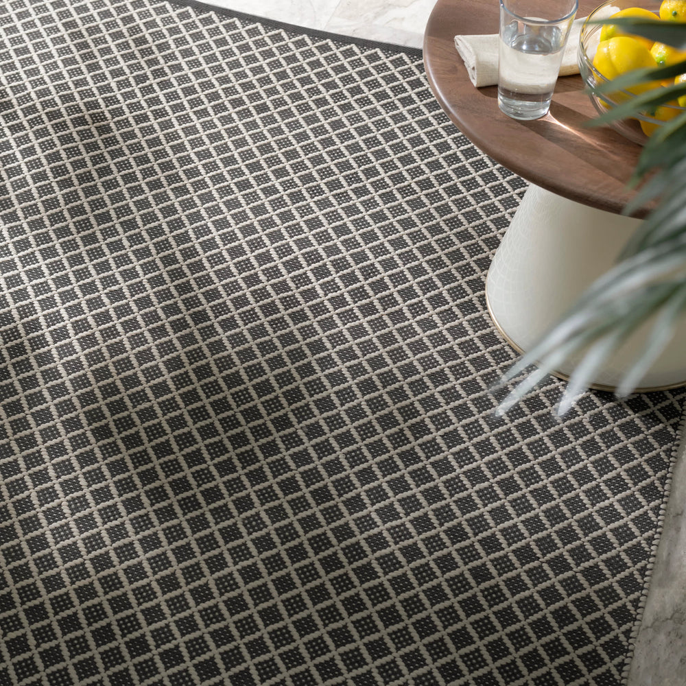 Trellis Handwoven Indoor/Outdoor Rug | Grey