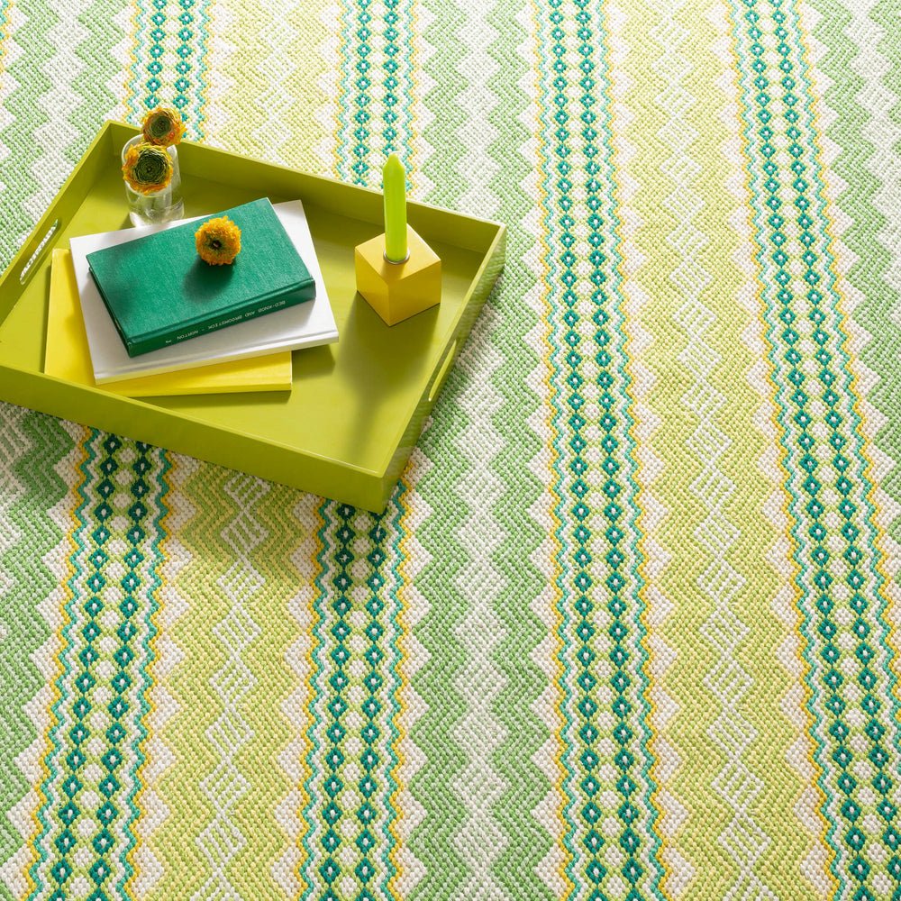 Briarwood Handwoven Cotton Rug | Lemon