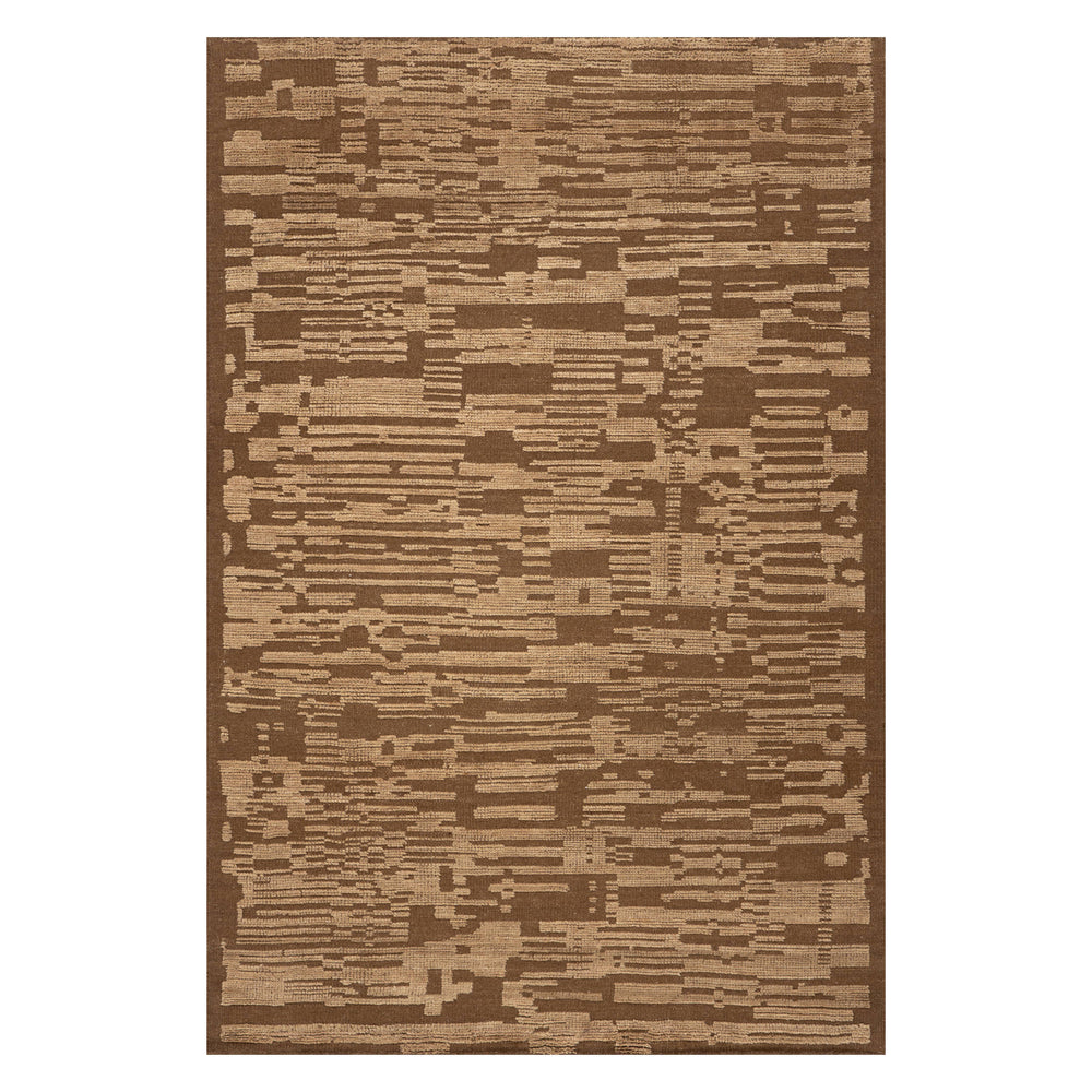 Jex Abstract Bohemian Rug | Brown