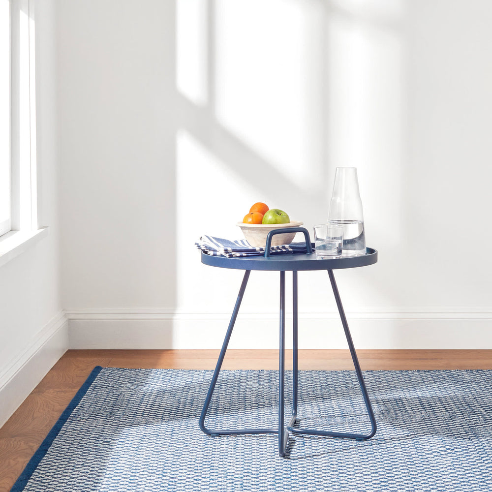 Mainsail Handwoven Indoor/Outdoor Rug | Navy