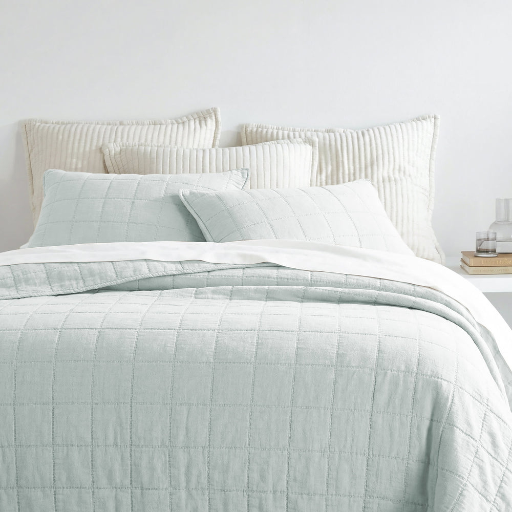 Monet Quilted Sham | Sky