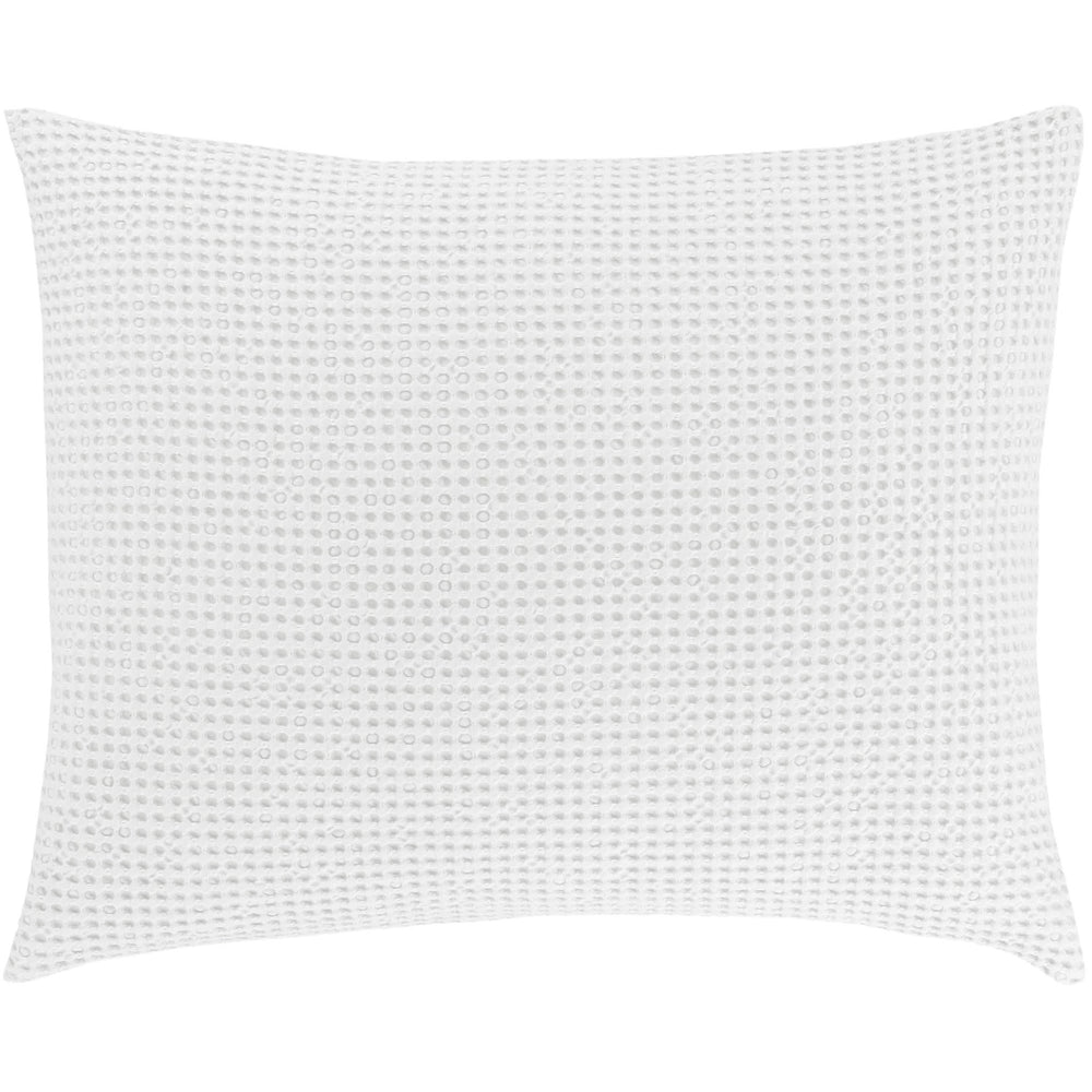 Bubble Matelasse Sham | White