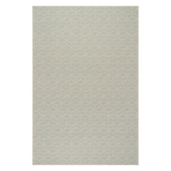 Vivi Chevron Woven Wool Custom Rug | Green