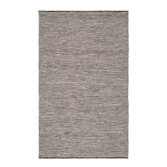 Mixed Stripe Handwoven Rug | Blue/Ivory