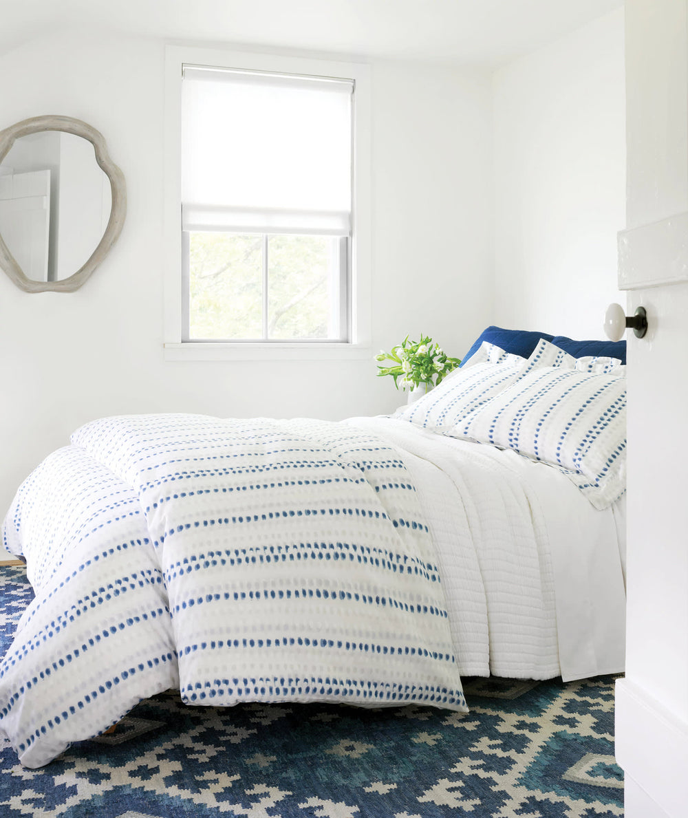 Atlas Quilted Sham | Denim