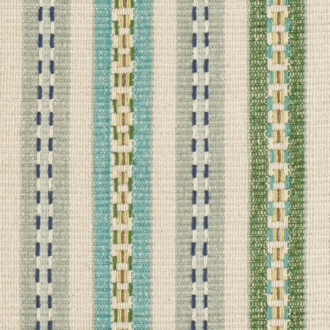 Long Slade Handwoven Cotton Rug Swatch | Teal