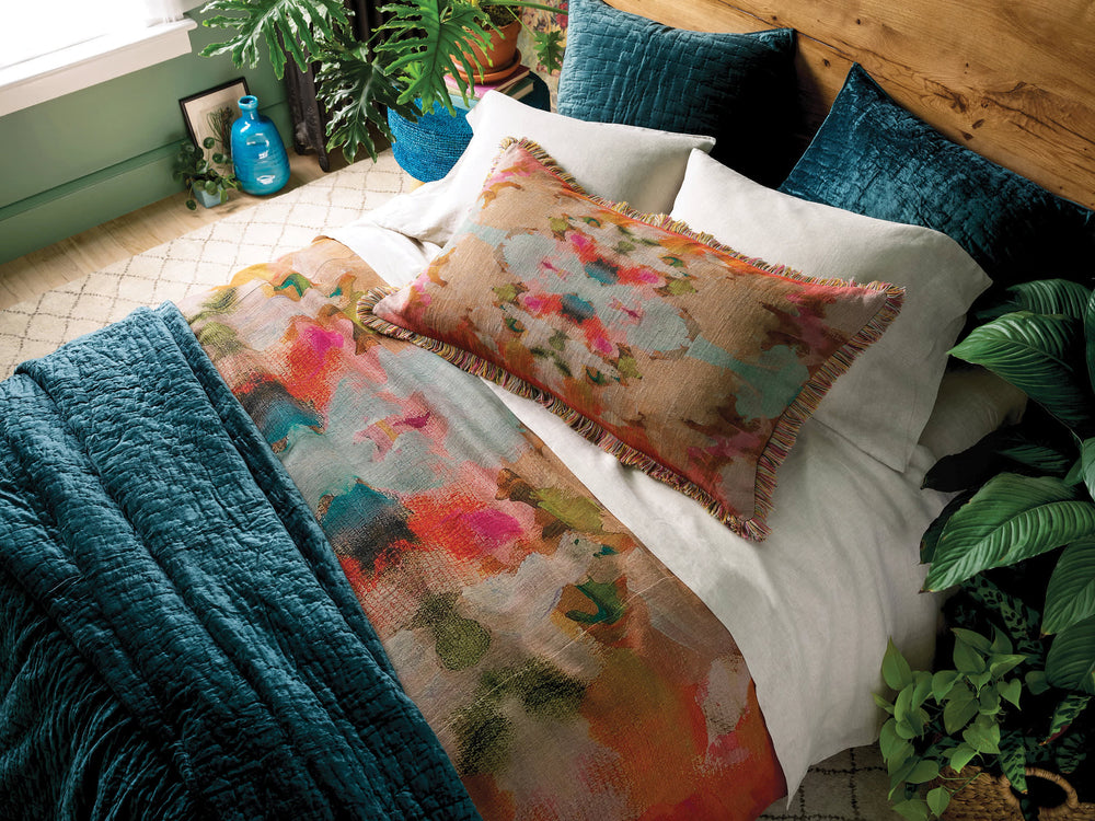 Matte Velvet quilted sham | Juniper