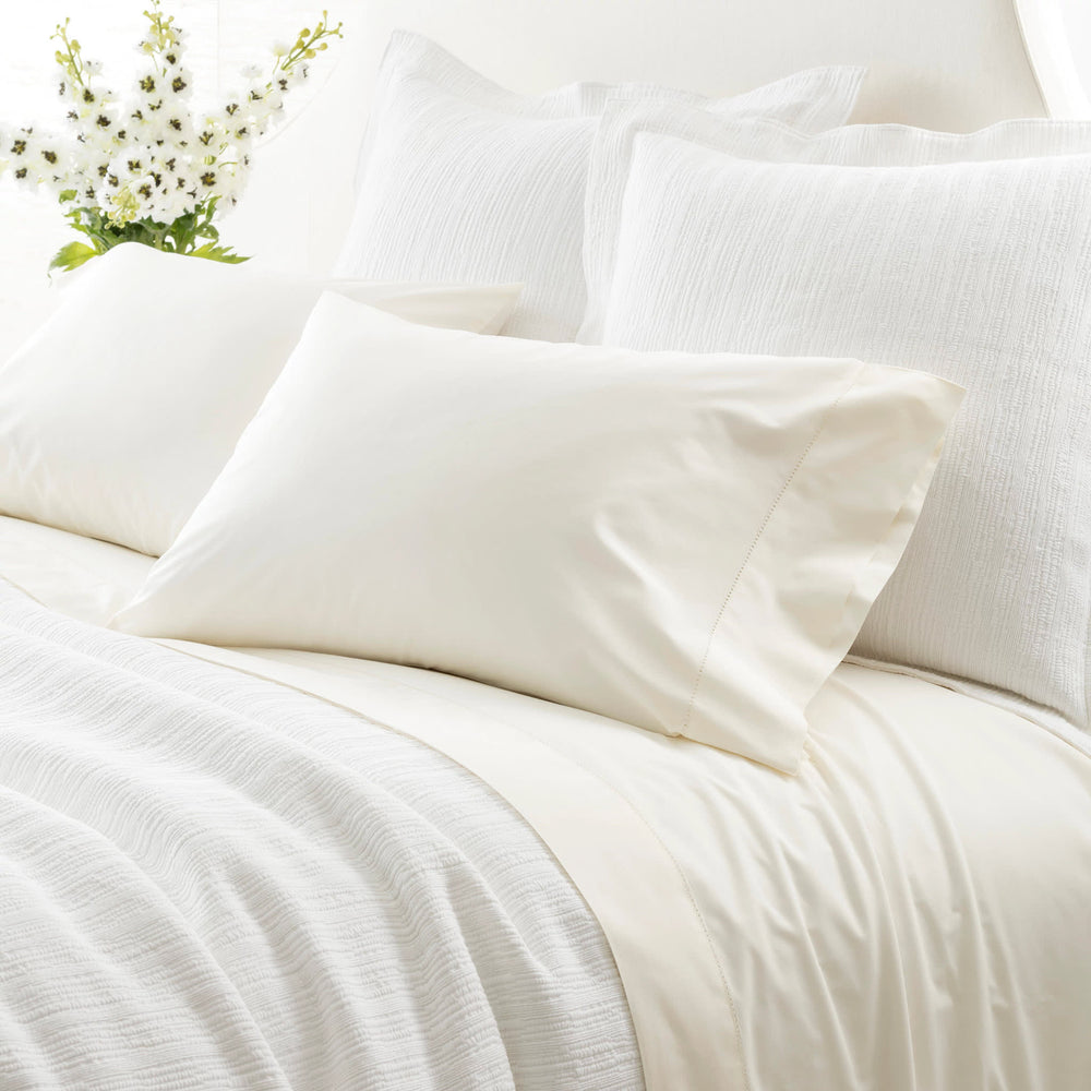 Classic Hemstitch Sheet Set | Ivory