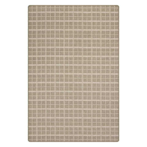 Mallard Plaid Ridged Custom Rug | Brown