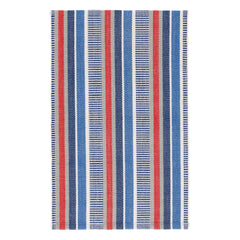 Always Greener Handwoven Indoor/Outdoor Rug | Blue/Red