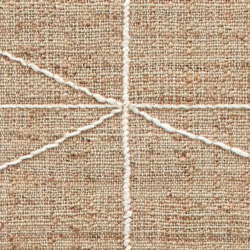 Judson Handwoven Jute Rug Swatch | Natural/Ivory