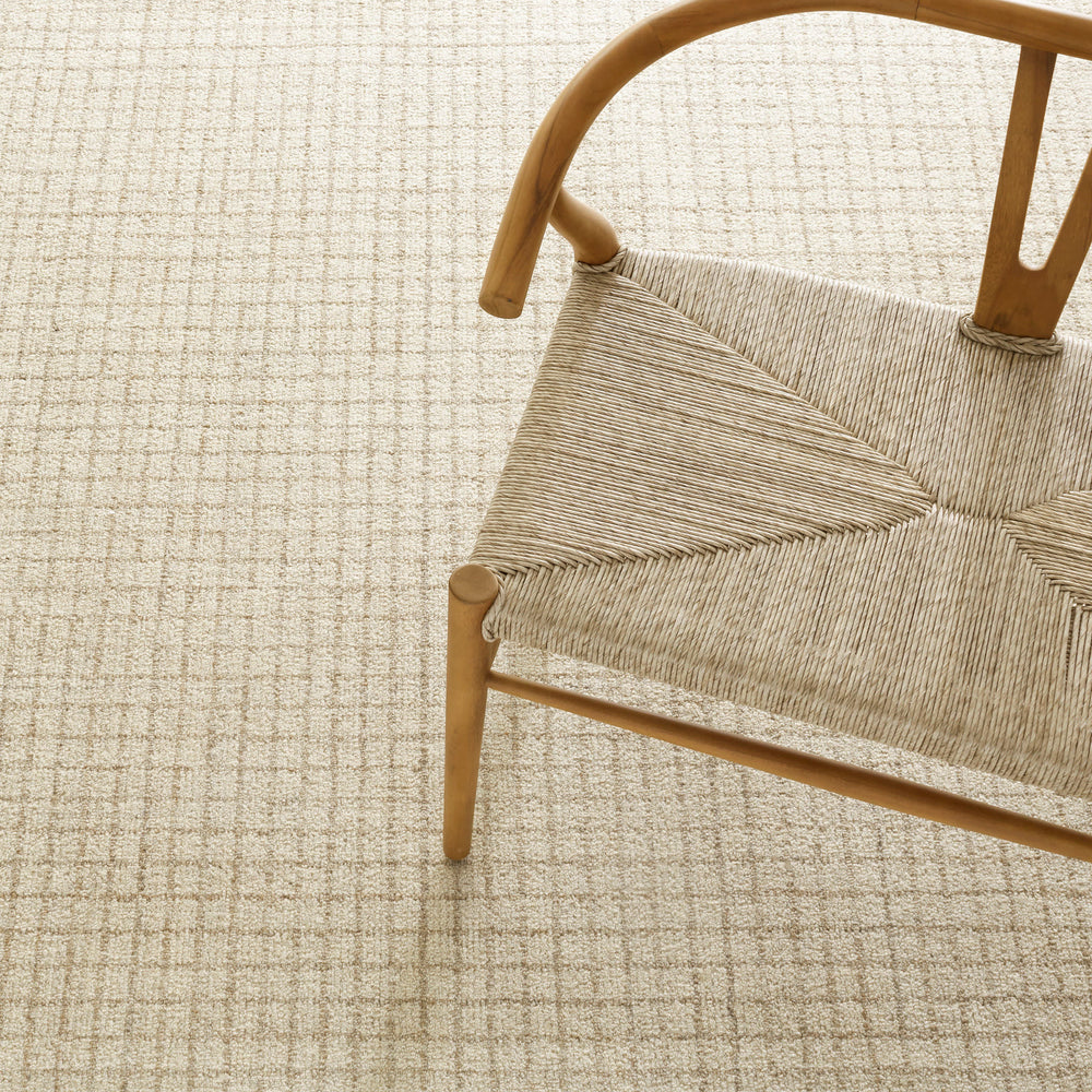 Conall Hand Micro Hooked Wool Rug | Natural