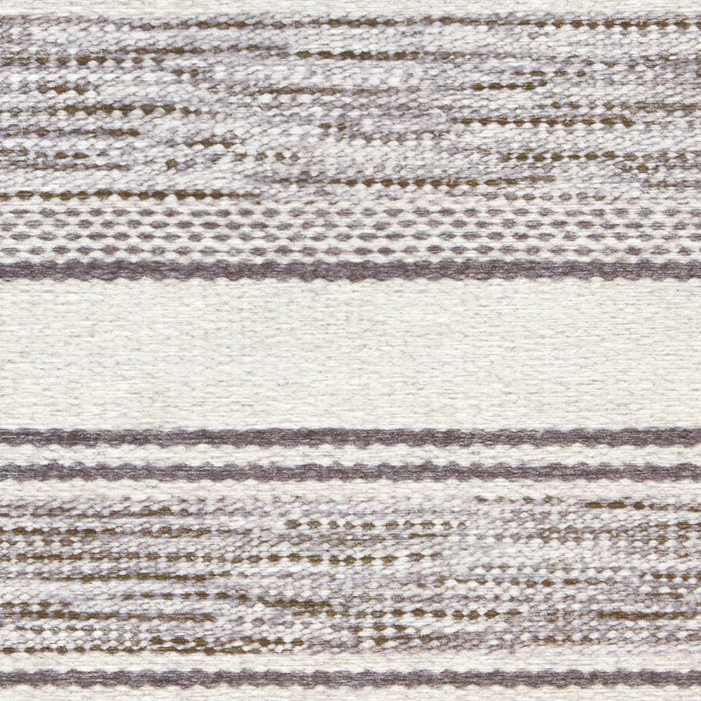 Ellington Stripe Machine Washable Rug Swatch | Grey