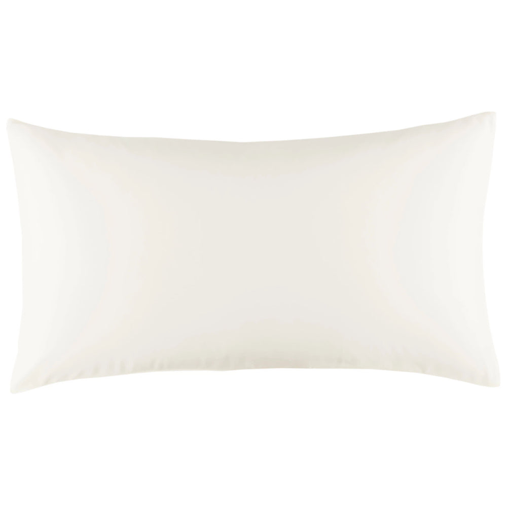 Silken Solid Sham | Ivory