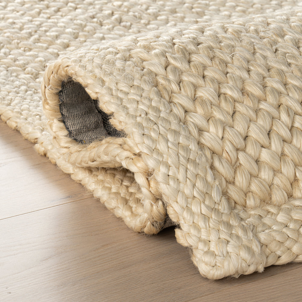 Thale Textured Handmade Jute Rug | Bleach