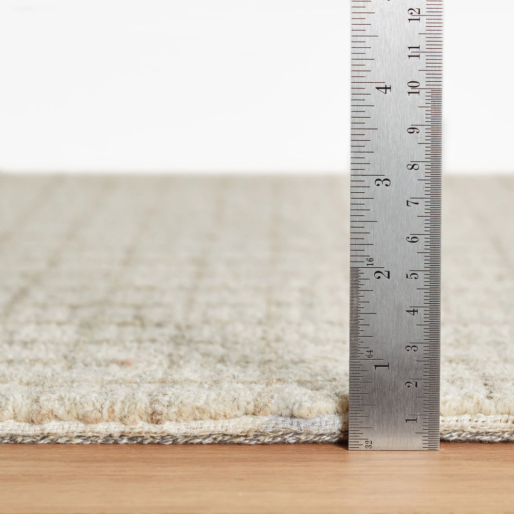 Conall Hand Micro Hooked Wool Rug | Natural