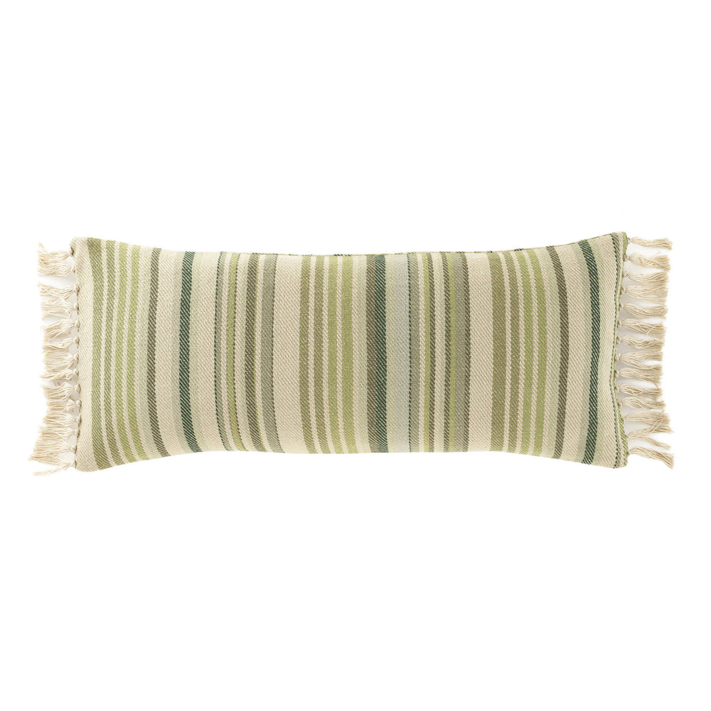 Oslo Stripe Decorative Pillow Cover | Green
