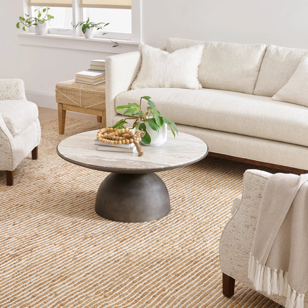 Twiggy Handwoven Wooljute Rug | Natural