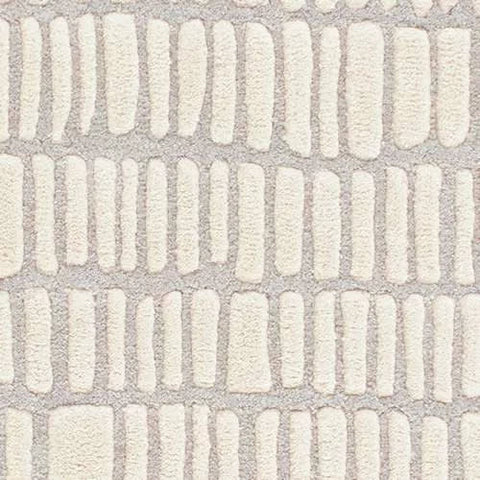 Roark Hand Tufted Wool Rug Swatch | Ivory