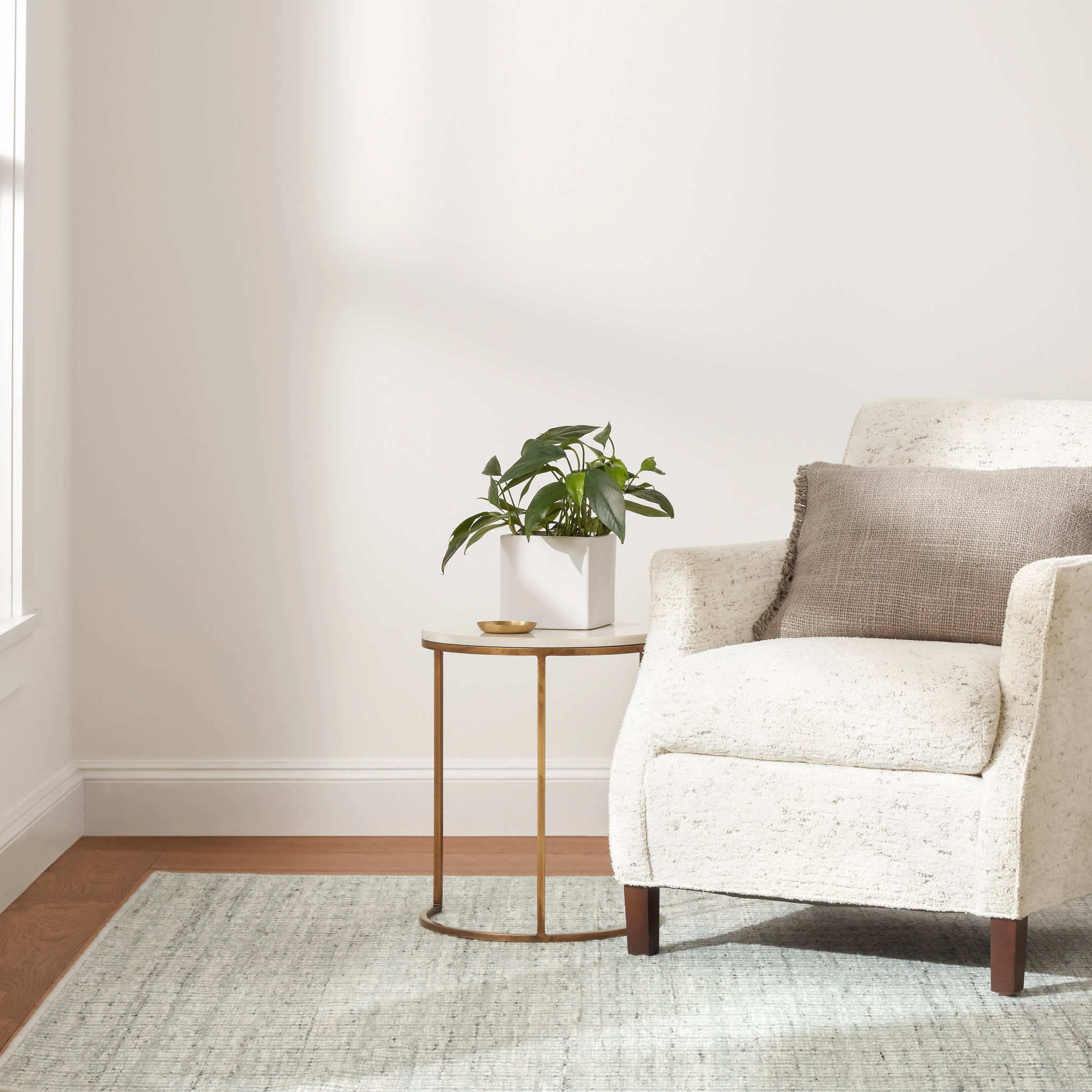 Ellis Woven Wool Custom Rug | Slate – Annie Selke