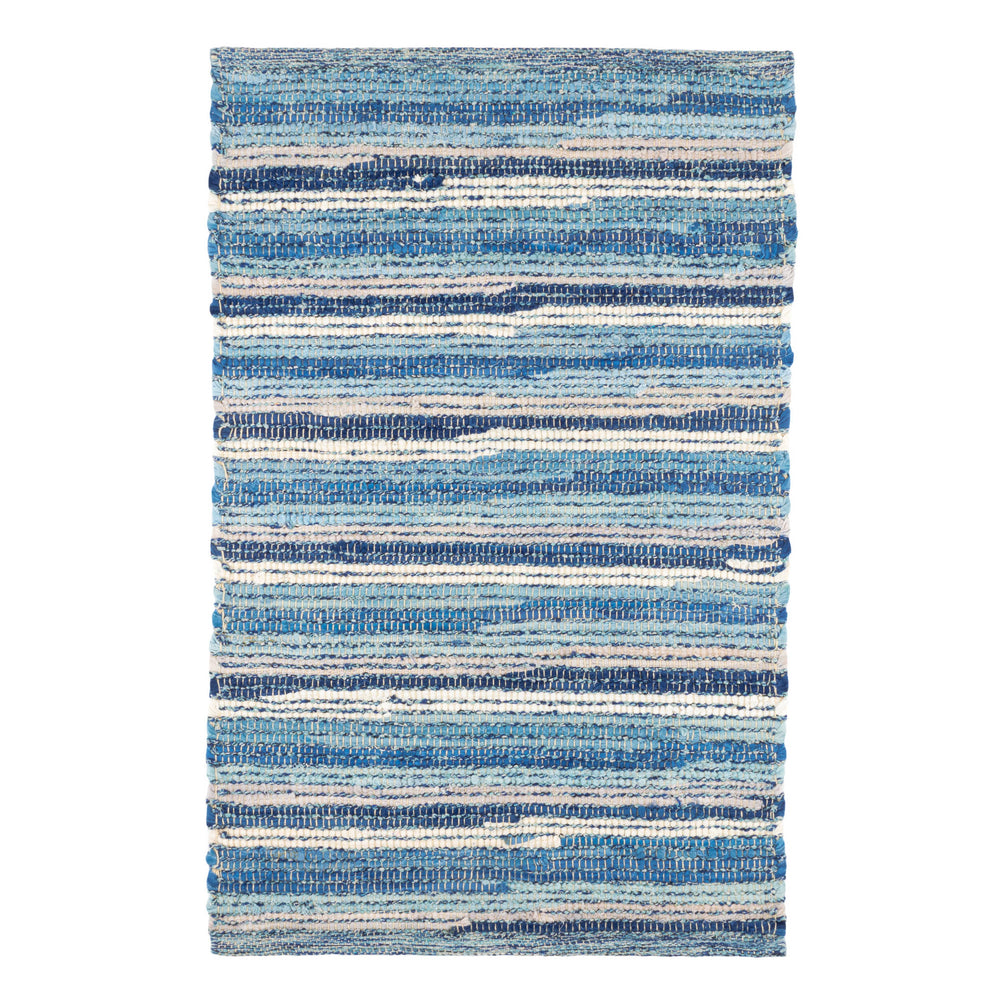 Dorothy Handwoven Cotton Rug | Blue
