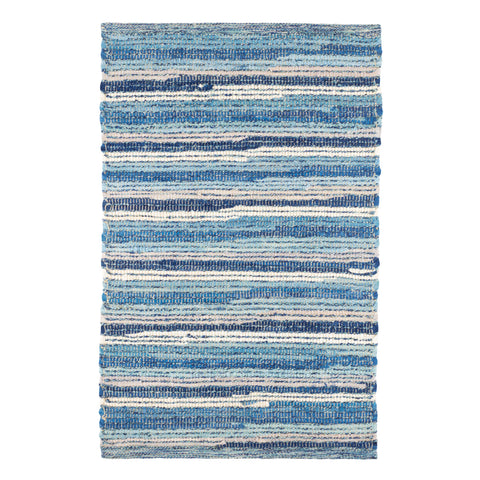 Dorothy Handwoven Cotton Rug | Blue