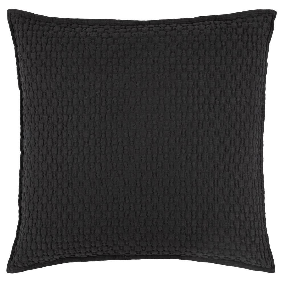 Lodi Matelasse Sham | Black