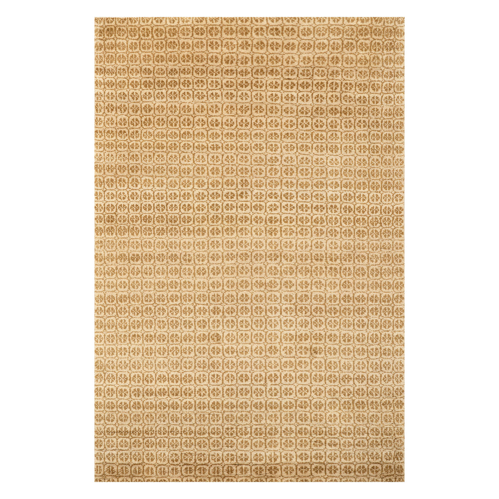 Tullie Hand Knotted Wool Rug | Ochre