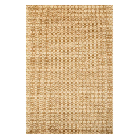 Tullie Hand Knotted Wool Rug | Ochre