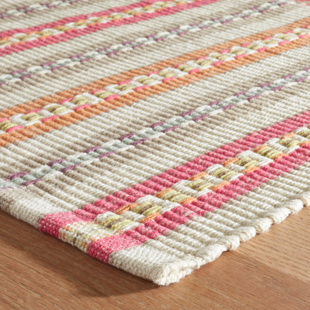 Long Slade Handwoven Cotton Rug | Spice